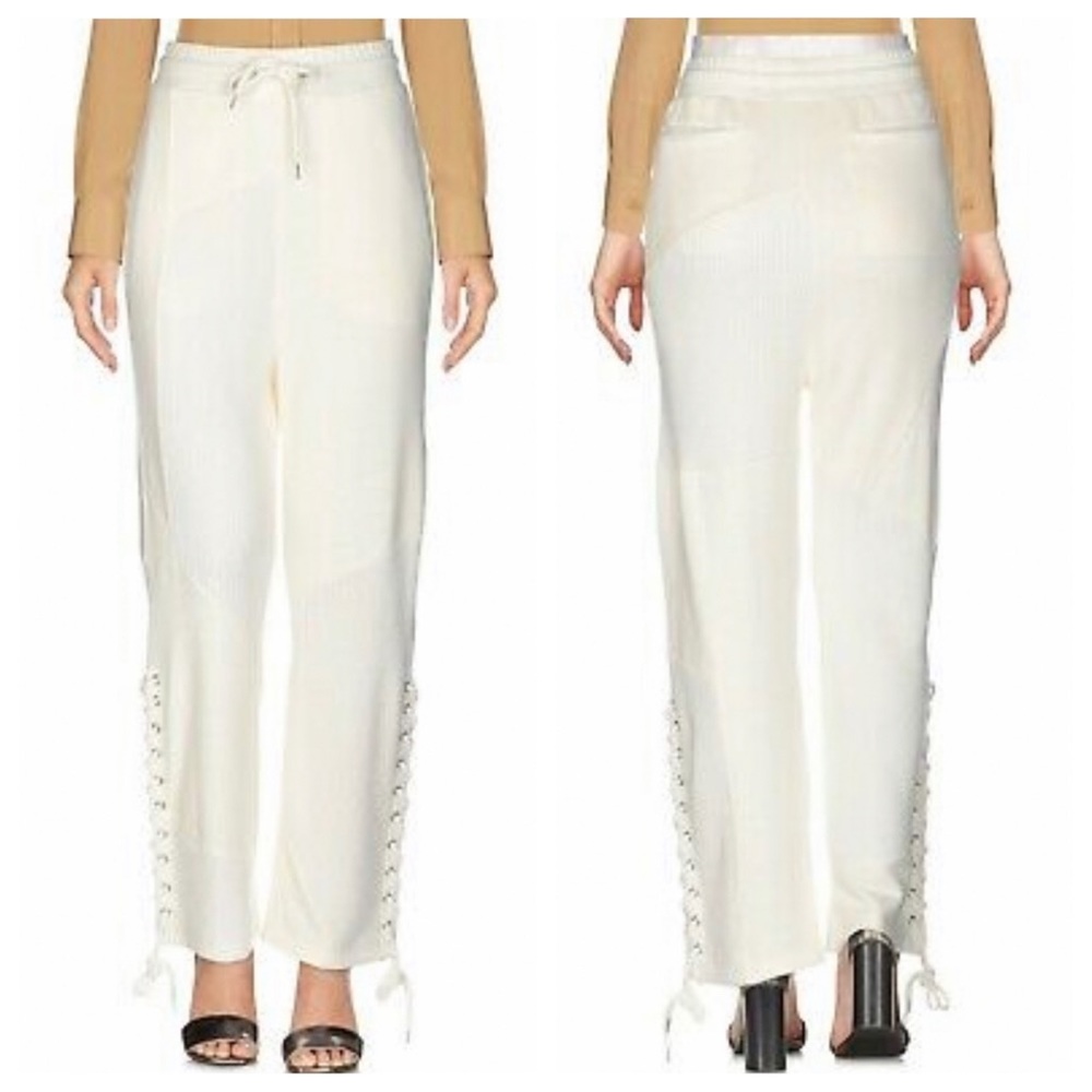 NWT McQ by Alexander McQueen Lace Up Paneled Pants - Picture 14 of 15
